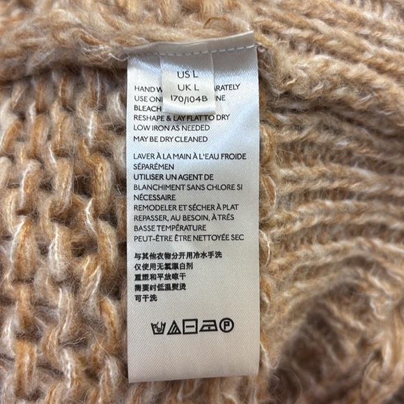 FREE PEOPLE Home Town Oversized Cardigan Sweater Large - Picture 14 of 16